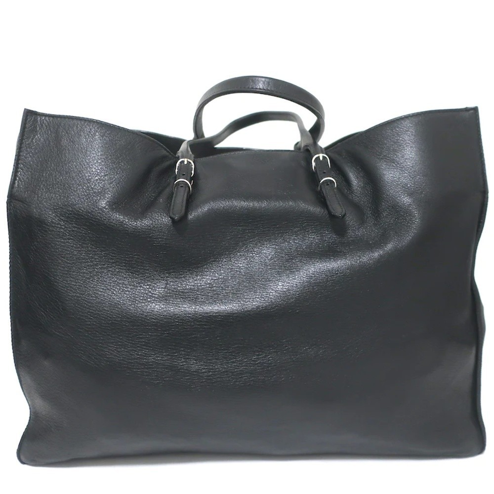 Balenciaga Papier A4 Tote Black Leather Large Shoulder Bag - Picture 5 of 11